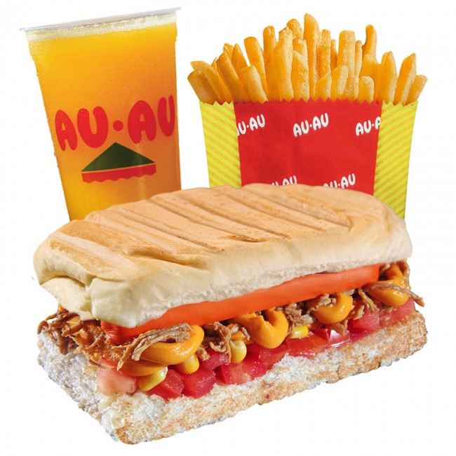 Combo Au-Au Prensado de Frango com Queijo